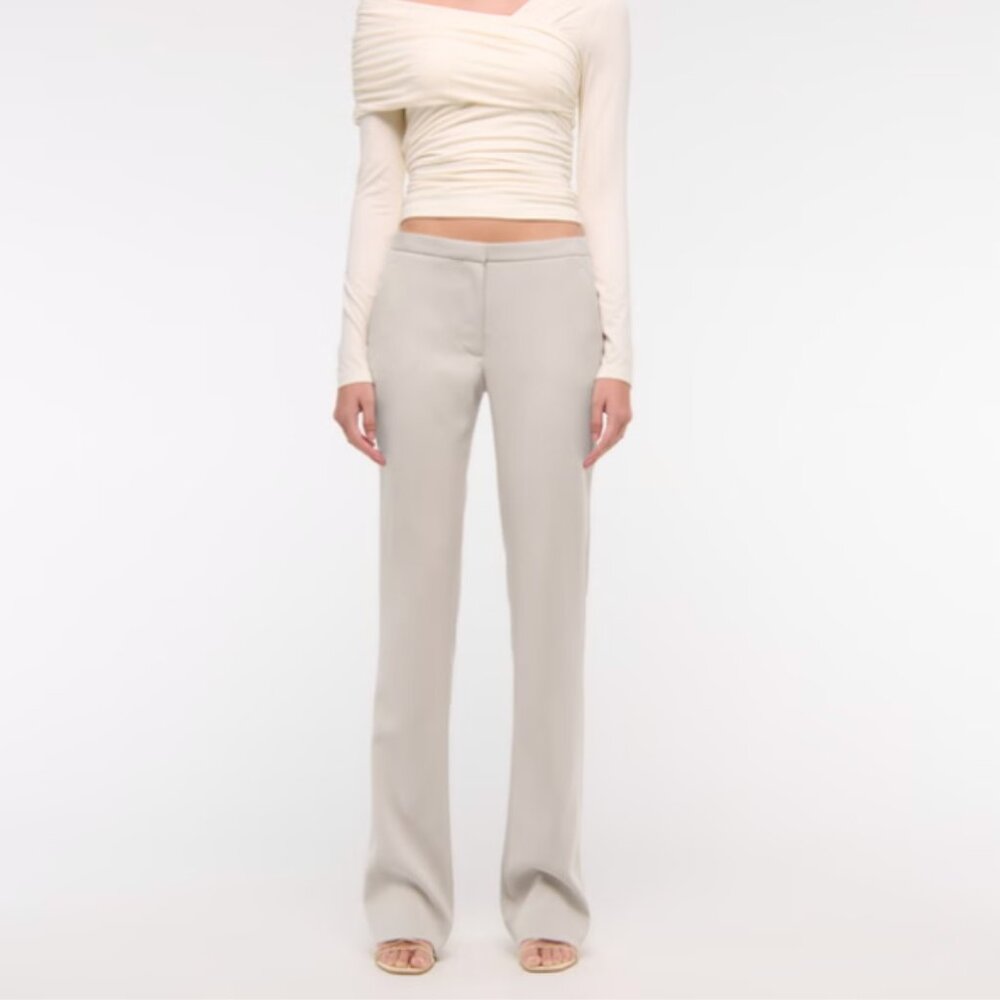 Abercrombie Low Rise Tailored Boot Pant 6L NWT